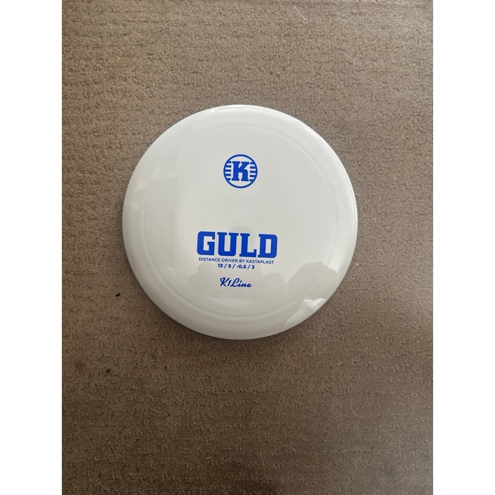 Kastaplast K1 Line Guld Distance Driver Disc Golf 170g Light Gray Blue